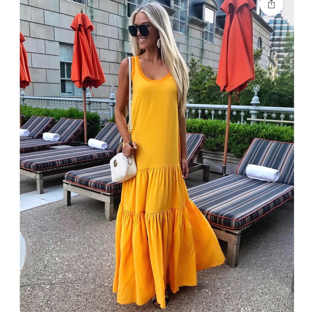 Elizabeth and James Hazel Silk Tank Dress